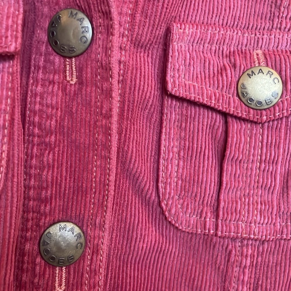 Marc Jacobs Red Belted Jacket - Picture 3 of 4